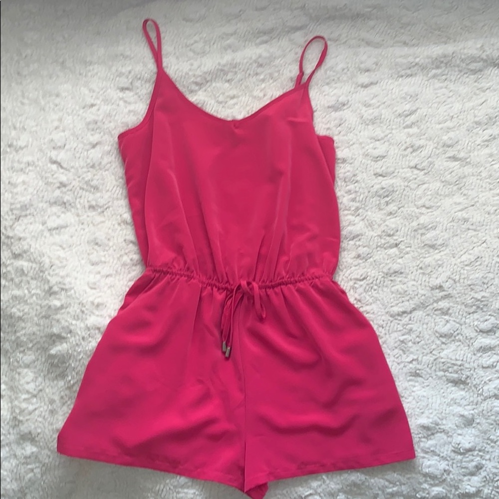 Hot Pink Romper